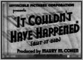 IT COULDN'T HAVE HAPPENED, BUT IT DID - 1936 - EVELYN BRENT - RARE DVD