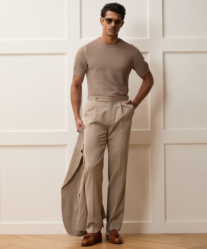 Italian Cavalry Twill Side Tab Trouser