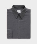 Italian Featherweight Flannel Long Point Collar Dress Shirt