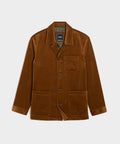 Italian Velvet Tailored Chore Coat