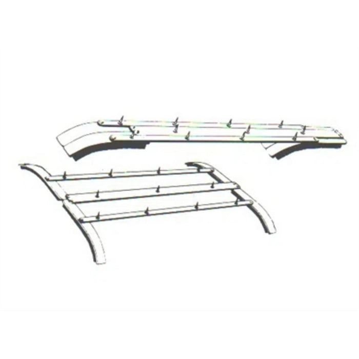J-rack floral casket spray holder used in funeral service operations, from lynch supply