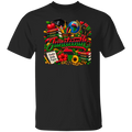 Juneteenth teacher and school staff celebration T-shirt black
