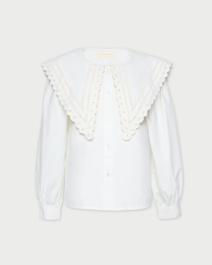 Ken Shirt in white cotton.