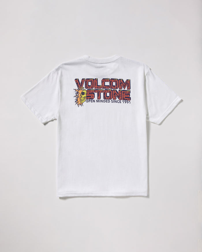 Kids' Bb Migrane Short Sleeve Tee-Off White-Volcom