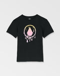 Kids' Glustone Short Sleeve Tee-Black-Volcom