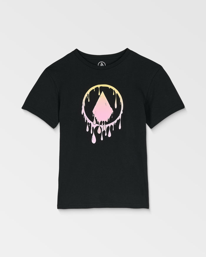 Kids' Glustone Short Sleeve Tee-Black-Volcom