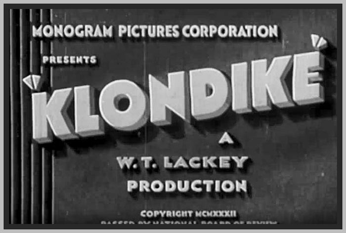KLONDIKE - 1932 - THELMA TODD - RARE DVD