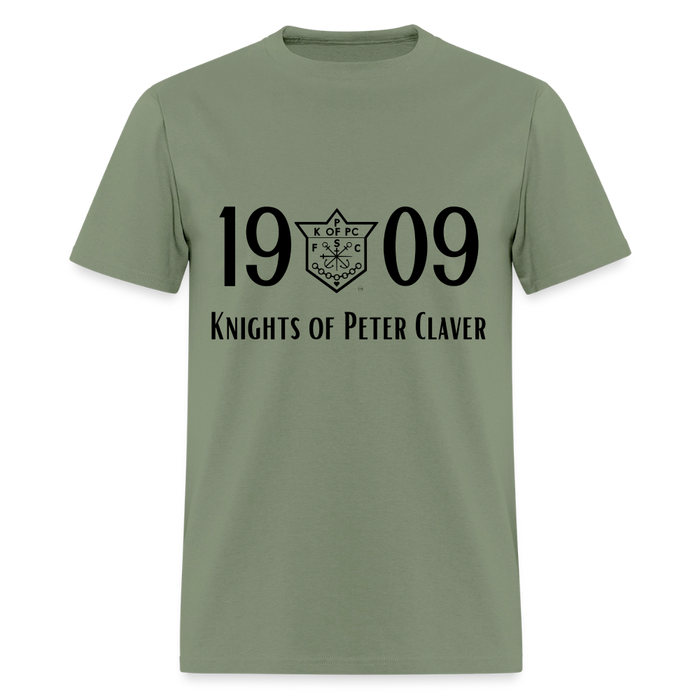 Knights 1909 w/ Black Writing - military green