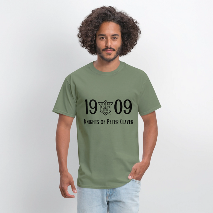 Knights 1909 w/ Black Writing - military green