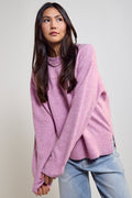 Knit Sweater with Slits - 8111