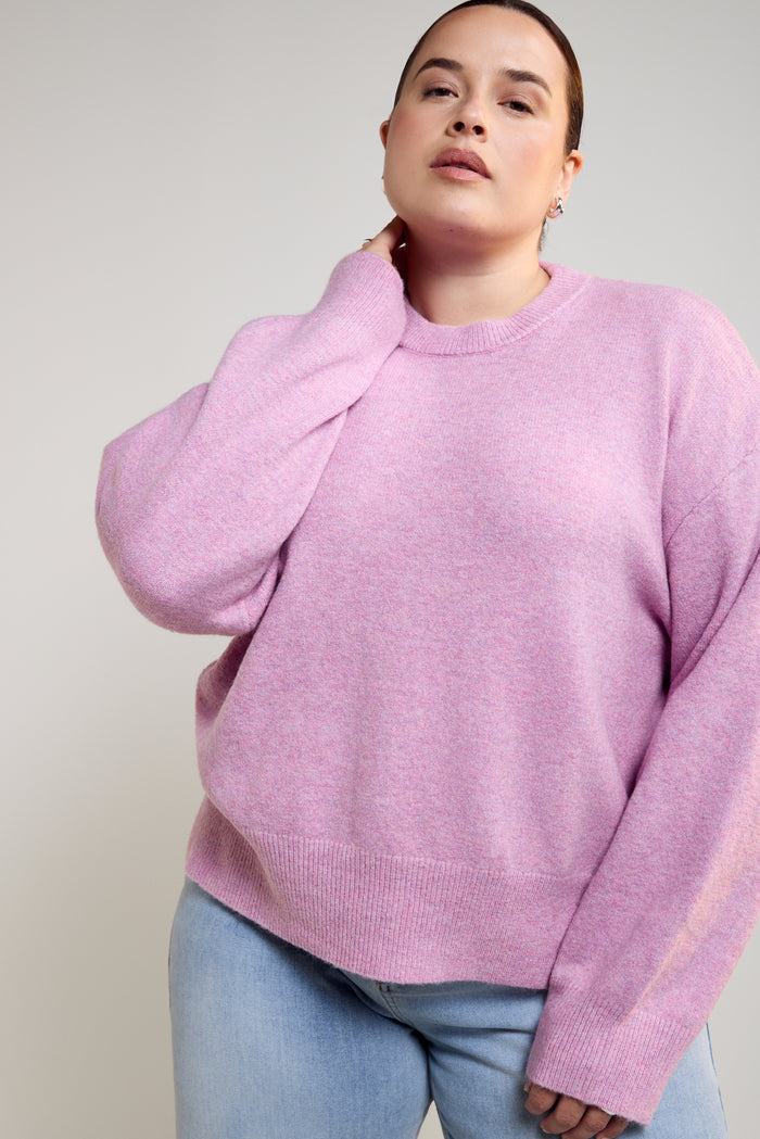 Knit Sweater with Slits - 8111