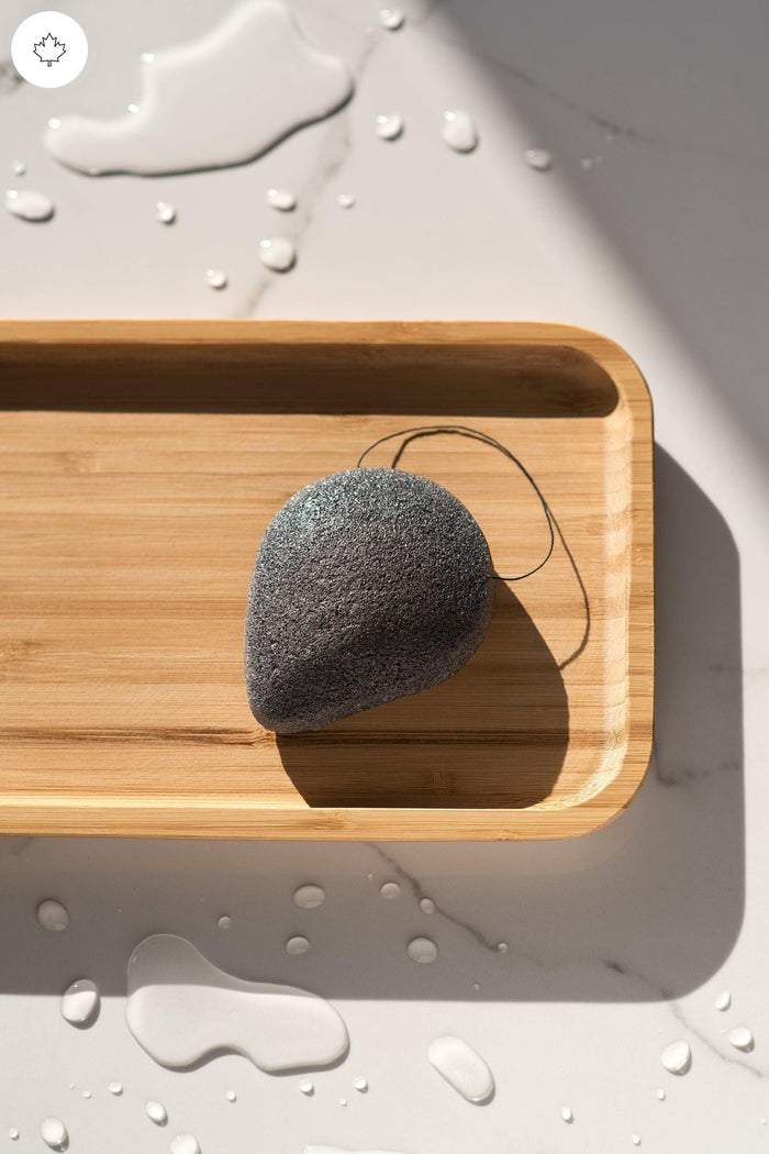Konjac Facial Sponge - Bamboo Charcoal