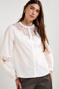 Lace Detail Shirt - 4104