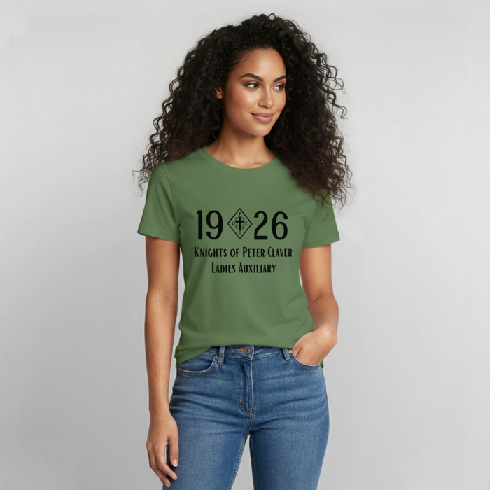 Ladies 1926 w/ Black Writing - military green