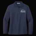 Ladies Long Sleeve Cotton Polo