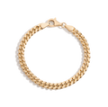Large Cuban Chain Bracelet Vermeil Yellow Gold 6in 6.5in 7in 7.5in First