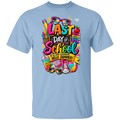 Last Day of School teacher and school staff T-shirt light blue