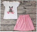 Leop Bunny Top w/ Pink Skirt