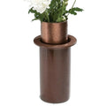 Lifetime cemetery  flush in-ground  flower vases used in funeral service operations, from lynch supply