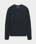 Lightweight Mini Waffle Henley