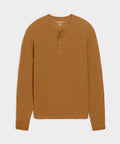 Lightweight Mini Waffle Henley