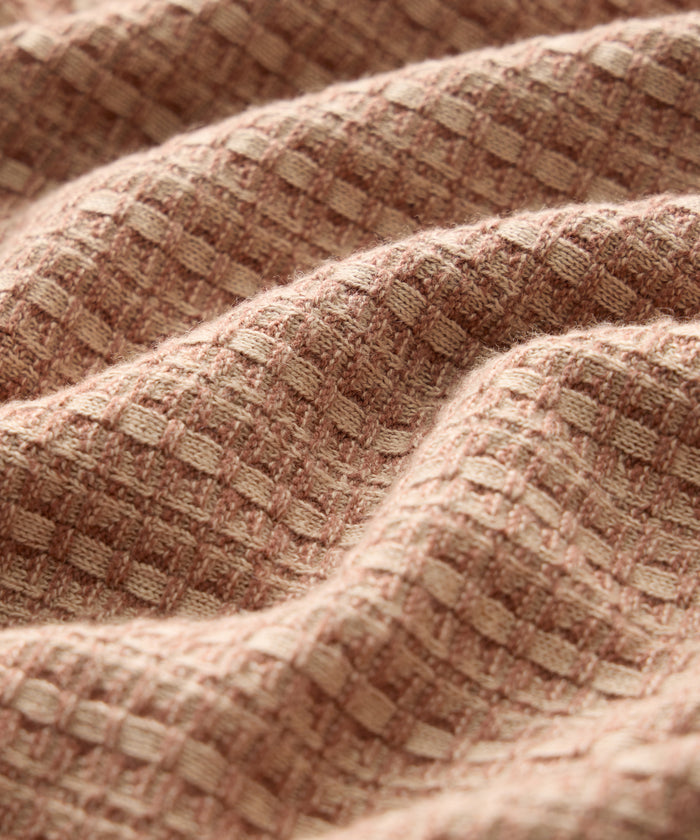 Linen Geometric Montauk Sweater Polo