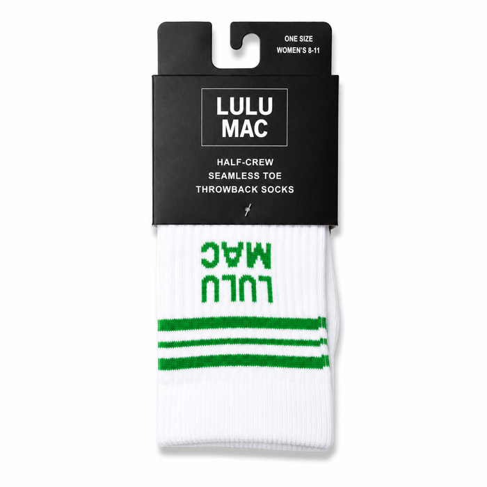 LM-SO-1001 Lulu Mac Socks Single Pair - LIME