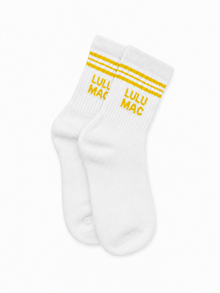 LM-SO-1001 Lulu Mac Socks Single Pair - YELLOW