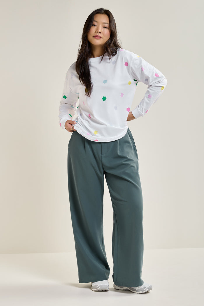 Long Sleeve Cotton Top - 9119