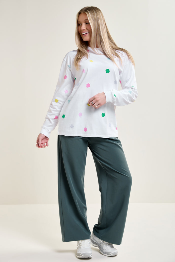 Long Sleeve Cotton Top - 9119