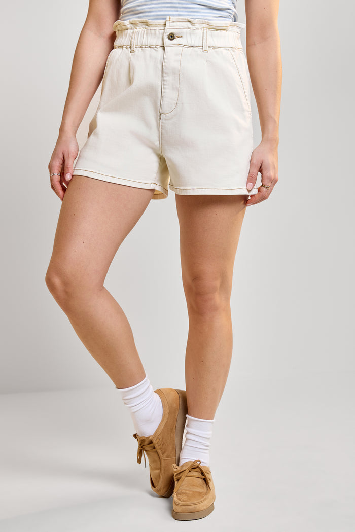 Loose-Fitting Denim Shorts - 7052 | Womance
