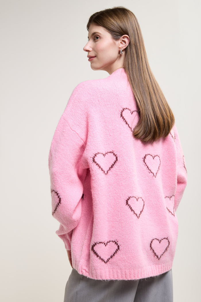 Loose-Fitting Knit Sweater - 8102