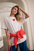 Loose-Fitting Printed T-Shirt - 9101
