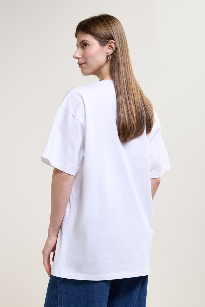 Loose-Fitting Printed T-Shirt - 9101