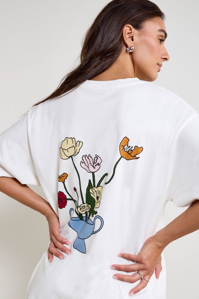 Loose-Fitting Printed T-Shirt - 9101