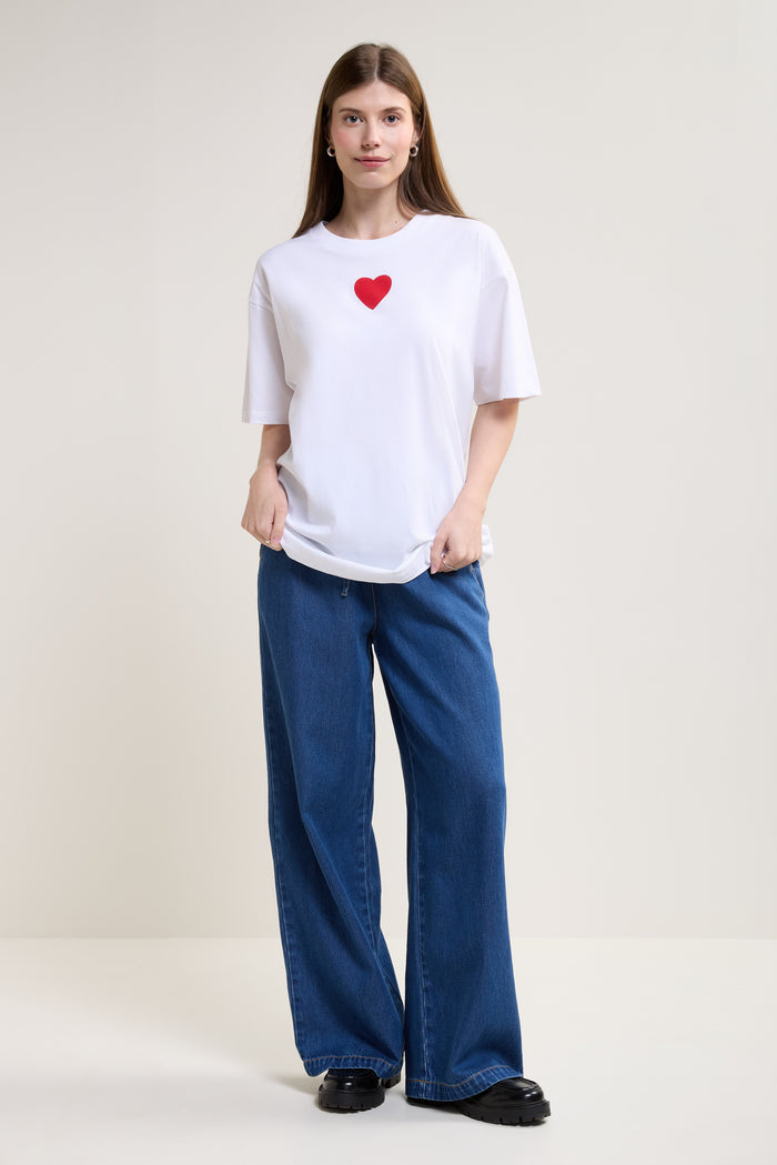 Loose-Fitting Printed T-Shirt - 9101