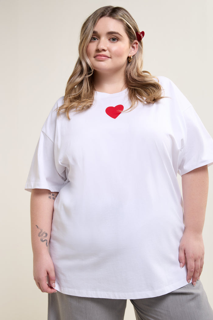 Loose-Fitting Printed T-Shirt - 9101