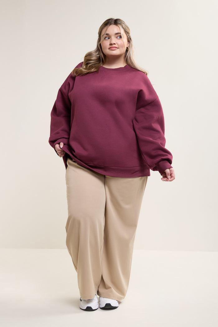 Loose Fleece Sweater - 9140