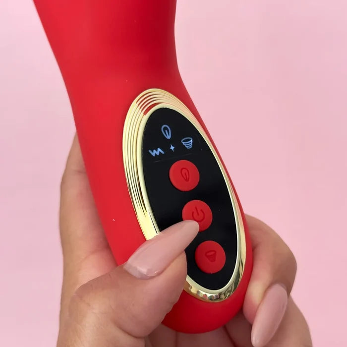 Luxury 3-in-1 Rabbit Vibrator | Clitoral Suction, G-Spot Flapper & Deep Vibration