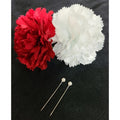 Lynch carnation boutonnieres used in funeral service operations, from lynch supply