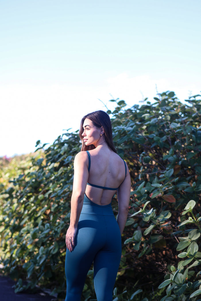 Macacão Flow Fit Feminino  Athleta Stormy Green