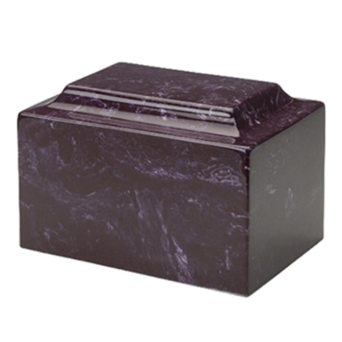 Mackenzie classic marble keepsake urn-merlot cremation supplies and equipment product
