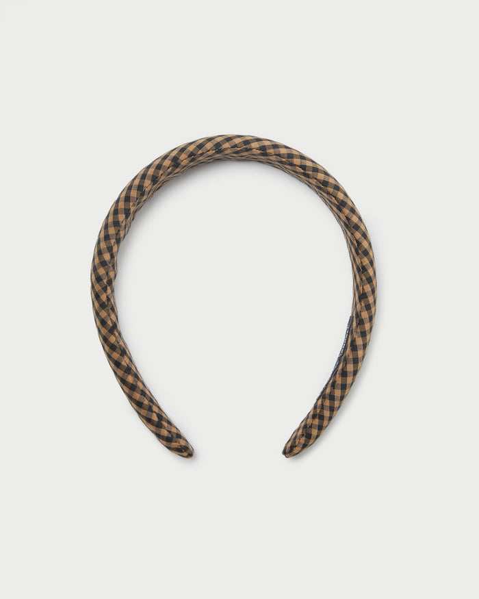 Color: Brown/Black Check