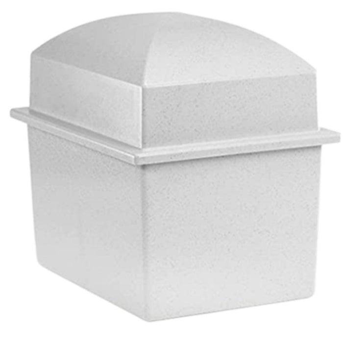 Marquis double urn vault-single granite gray cremation supplies and equipment product