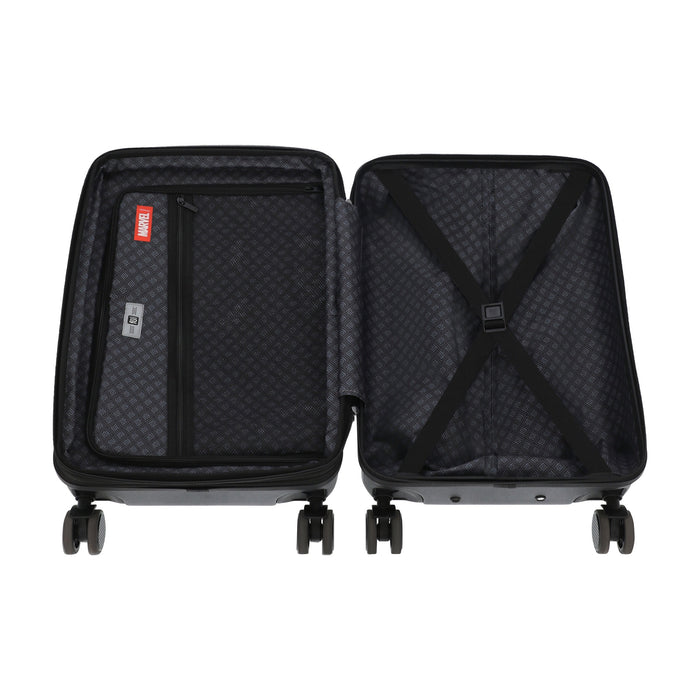 White marvel brick 22.5" carry-on spinner suitcase luggage by Ful