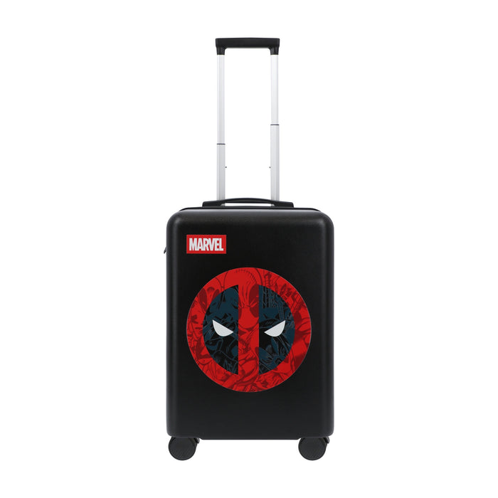 Black marvel deadpool 22.5" carry-on spinner suitcase luggage by Ful