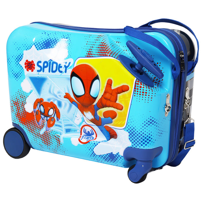 Marvel Spidey and His Amazing Friends FŪL Kids’ 14-Inch Ride-On Hardside Luggage