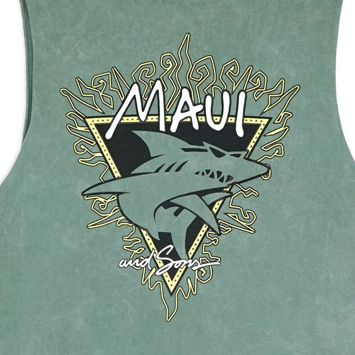 גופיה שטופה מודפסת דו צדדית Maui & Sons