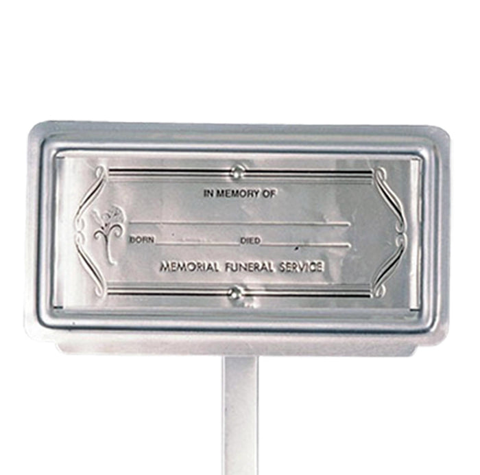 Mcneill #700 aluminum grave markers cemetery supplies from lynch supply