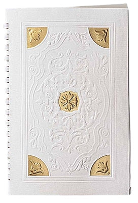 Medallion series register book used in funeral service operations, from lynch supply